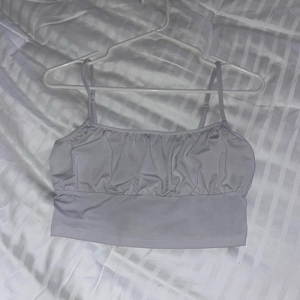 White crop top